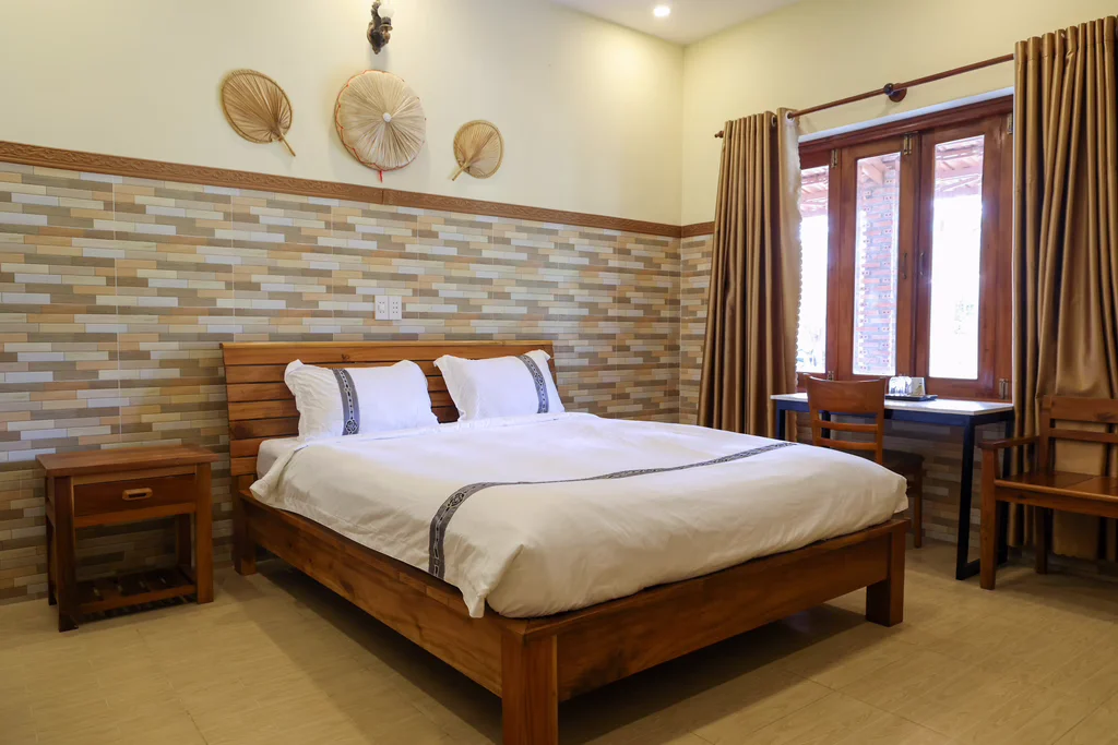 Private bedroom with king bed
